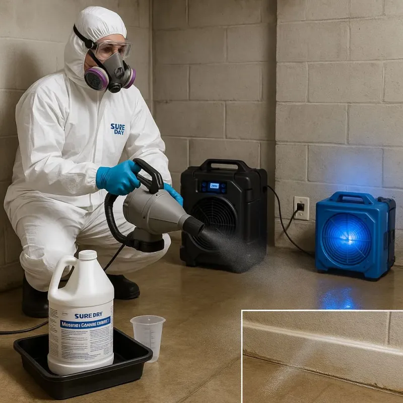 Sanitization and Odor Removal process in Millington, TN