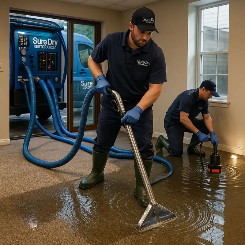 Water Extraction and Removal process in Millington, TN